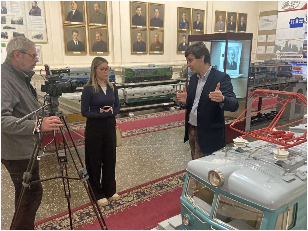 ФизМех принял участие в подготовке выставки в Центральном музее железнодорожного транспорта